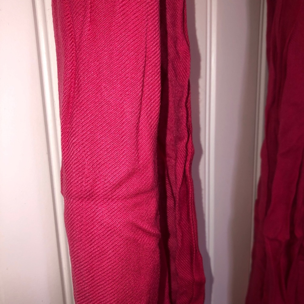 Hot pink wrap around scarf